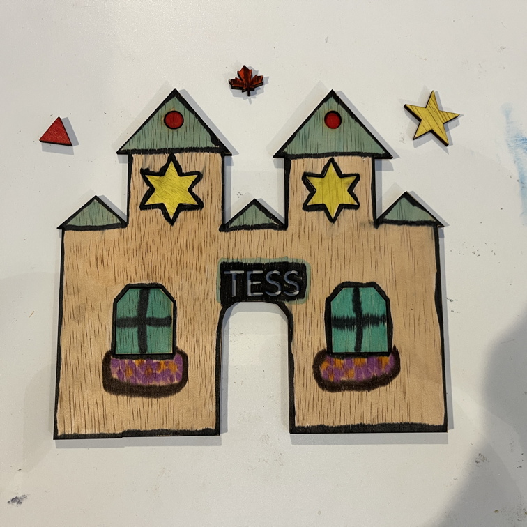 Lasersnijden   kasteeel 4kant